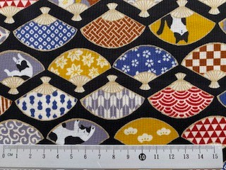 TC017 Kitty Fans Black